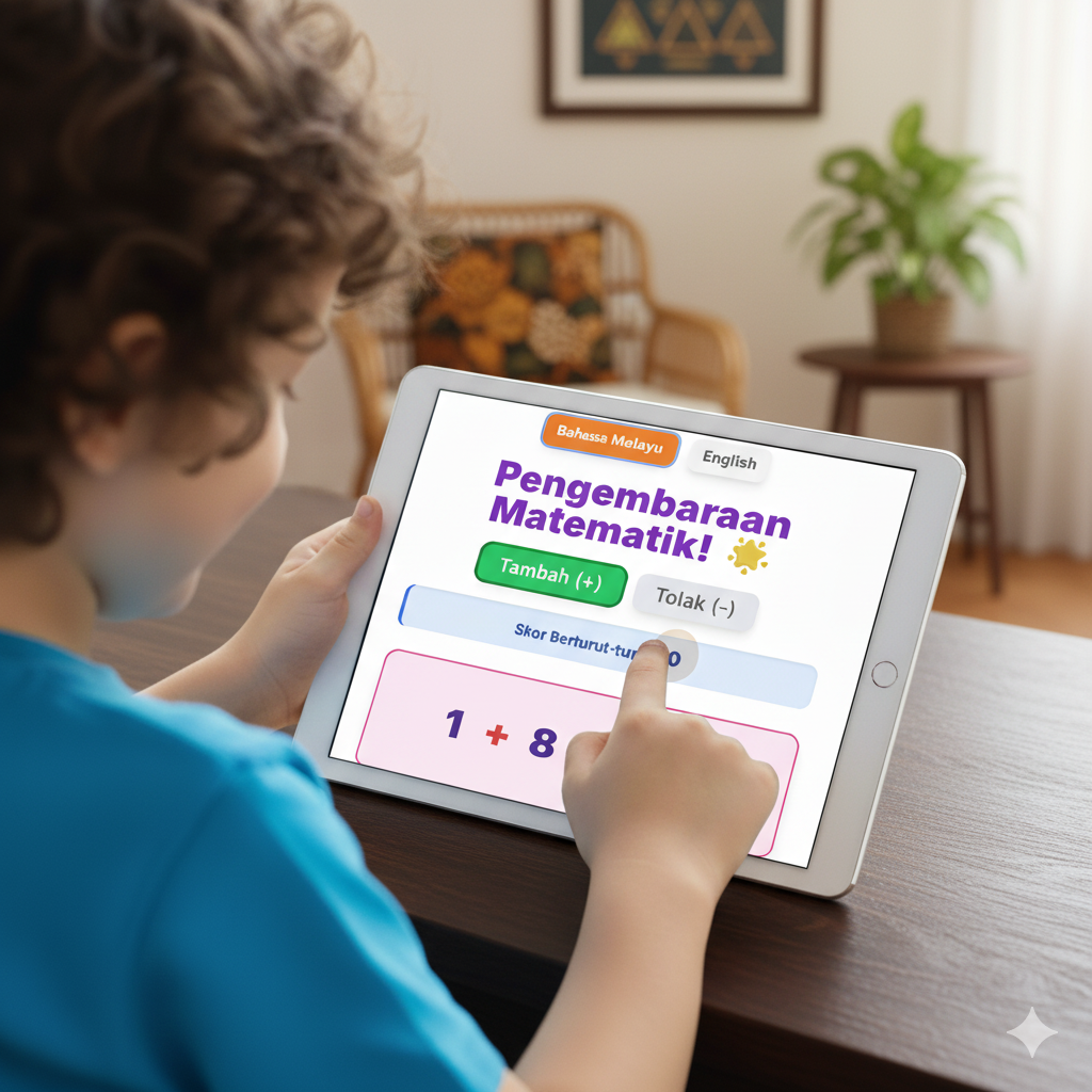 Interactive Kids Math App
